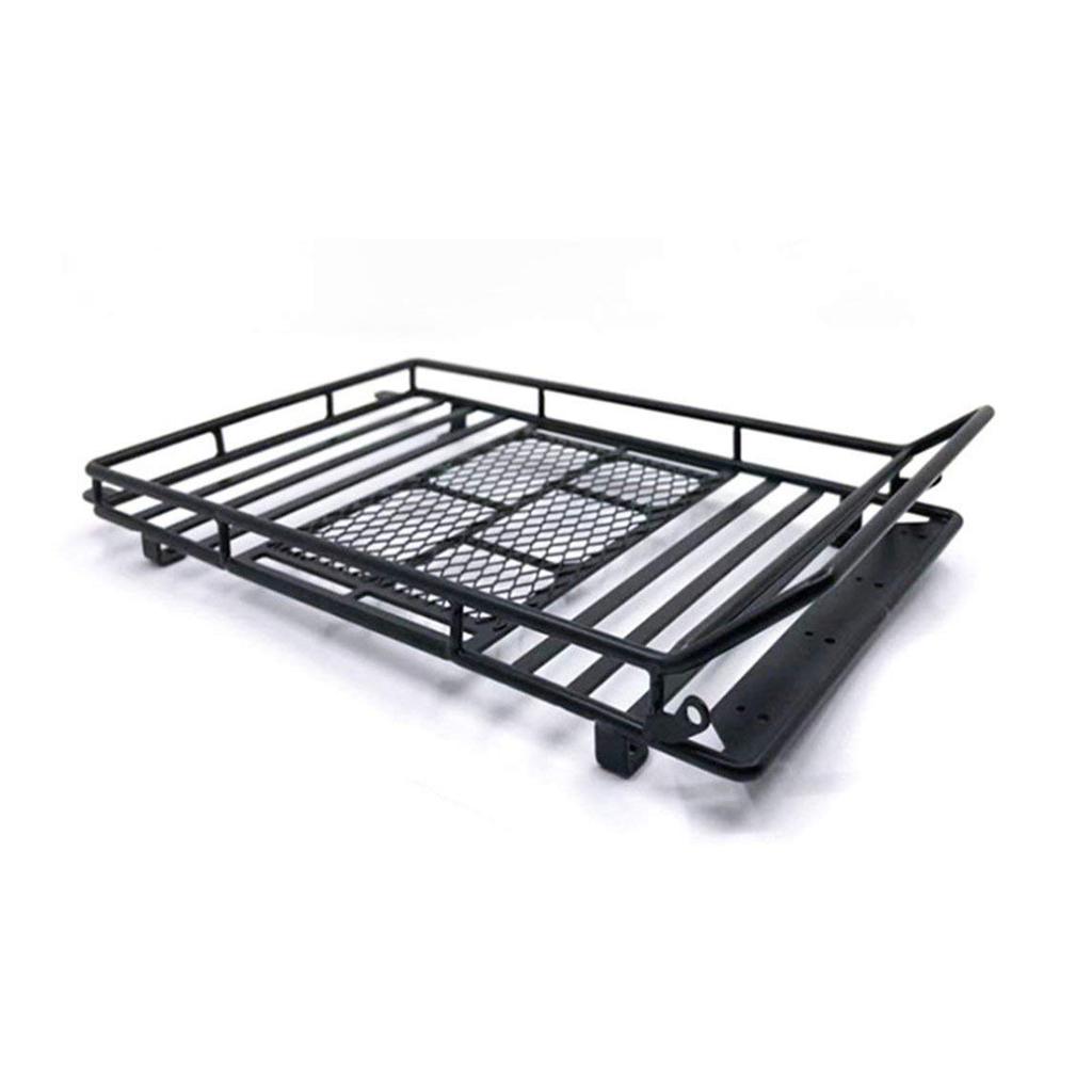 Roof Luggage Rack with LED Light Bar for 1/8, 1/10 RC Cars